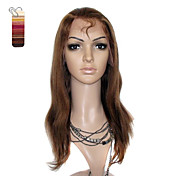Full Lace Medium Long Yaki Straight 100% India Reme Hair Wig Multiple Colors To Choose