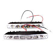 carro de circulação diurna Light / nevoeiro (2 pcs, 6 oval led)