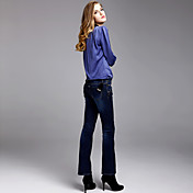 ts increíble pantalones vaqueros de corte para botas