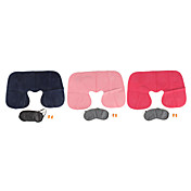 kit da viaggio con cuscino, visiera e tappi per le orecchie (colori assortiti)