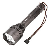uniquefire 3900 5-Modalità CREE XR-E Q5 5-LED torcia elettrica (1300lm, 2x18650, grigio)
