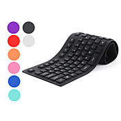 109 Schlüssel flexible qwerty USB-Tastatur (wasserdicht, farblich sortiert)