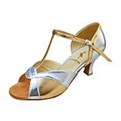 Customize Performance Dance Shoes Leatherette/ Satin Upper Latin Shoes for Women