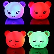 bella orso espressione led notte luce umore (colore casuale)