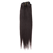 15 tommer 8 stk 100% Human Hair Silky Straight klip i hair extensions 11 farver