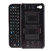 ultra-mince clavier coulissant sans fil pour iPhone 4