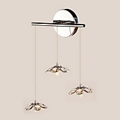 Egypt Imported Crystal Wall Light with 3 Lights - Floral Shade