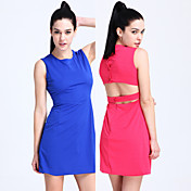simplicité ts flair robe ouverte à l'arrière (plus de couleurs)