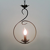 CATAWBA - Lampadario a candela con una lampadina