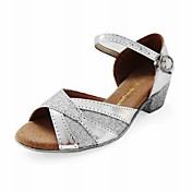 Sparkling Glitter And Leatherette Latin/Ballroom Dance Performance Shoes For Kids (More Colors)