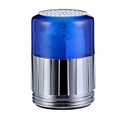 Color Changing LED  A Grade ABS Blue Chrome Finish Faucet Sprayer Nozzle
