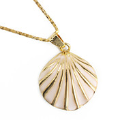 4gb coquille de mer de style usb flash drive collier (or)