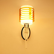 40W Stylish Wall Light with 1 Light in Warm Light
