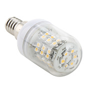 48x3528 SMD e14 3w 150lm 2800-3200K luz blanca cálida maíz llevó bombilla (230v)