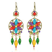 Colorful Flower Bosimia Style Ladies' Earring