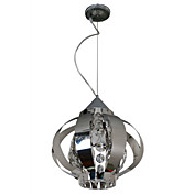 moderne kristallen hanglamp met 1 licht