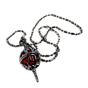 Cosplay Necklace Inspired by Puella Magi Grief Seed  (Red)