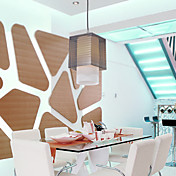 Pendant light with 1 Light in Cuboid Shade
