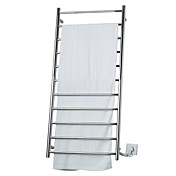 100w de acero inoxidable de montaje en la pared del tubo circular warmmer toalla tendedero