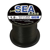 Sea Bass-PE Fishing Line 600m (Black)