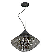 moderne kristallen hanglamp met 1 licht