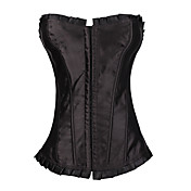 cetim frente corset fechamento busk combinando com calcinha