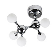Flush Mount with 5 Lights in Warm Light