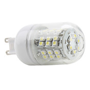 G9 3W 48x3528 SMD 120-150LM 5500-6500K White Light LED Corn Bulb (230V)
