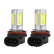 7.5W super brilhante h11 farol de nevoeiro veículo leve /, 2 pcs