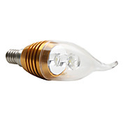 Lâmpada em Vela LED Branca E14 3W 270-300LM 6000K (220V)