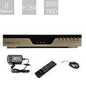 Entry-Level-8-Kanal-DVR (500g HDD, H.264-Komprimierung, Netzwerk)