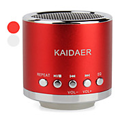 Haut-Parleur Rond Portable (USB et Lecteur MicroSD) - Assortiment de Couleurs