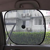 pare-soleil de voiture fenêtre (2-pièces, noir)