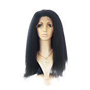 Lace Front Long Kinky Straight 100% India Reme Hair Wig Multiple Colors Available