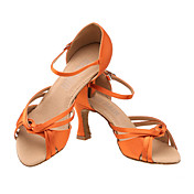 Satin Ankle Strap Sandals Latin / Ballroom Dance Performance Shoes For Women (More Colors Available)