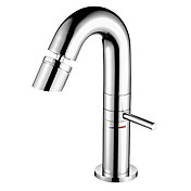 contemporaine robinet plein bidet laiton (chromé)