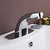 contemporanea ottone lavandino rubinetto del bagno con sensore automatico