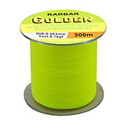 de color amarillo dorado-línea de pesca monofilamento 0.261mm 6.7kg 300m