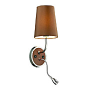 Wall Light with 1 Light in Brown