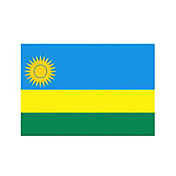 10 Stück Ruanda temporaty Tattoo-Aufkleber