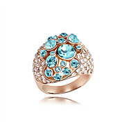 Austria Crystal Ring In Rose Gold Plated Alloy - Ornament (More Colors)
