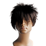 Capless High Quality Synthetic Short Straight Men's Wig