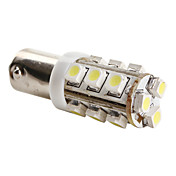 BA9S 3528 SMD 15-LED 0.48W 40MA White Light Bulb for Car (DC 12V)-Pair