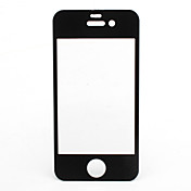 hårdt forsiden kroppen protektor for iPhone 4 og 4S (sort)