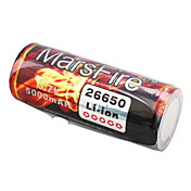 MarsFire 26650 3.7V 5000mAh Rechargeable Li-ion Battery(Red)