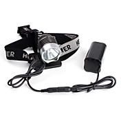 Torcia frontale CREE XML XM-L T6 LED da bicicletta 1800 lumen - con batteria