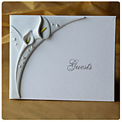 cala de diseño de la boda libro de visitas