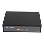 5 Ports 10/100Mbps PoE-Switch + 5-Port Fast Ethernet Switch mit 4-Port PoE