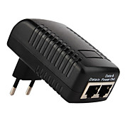 Power over Ethernet voeding met AC 100 ~ 240V 50/60Hz ingang een 12 Volt-uitgang + 10/100Mbps PoE-injector