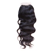 100% Indian Remy Hair 14 Inch Body Wave Lace Closure Multiple Colors Available